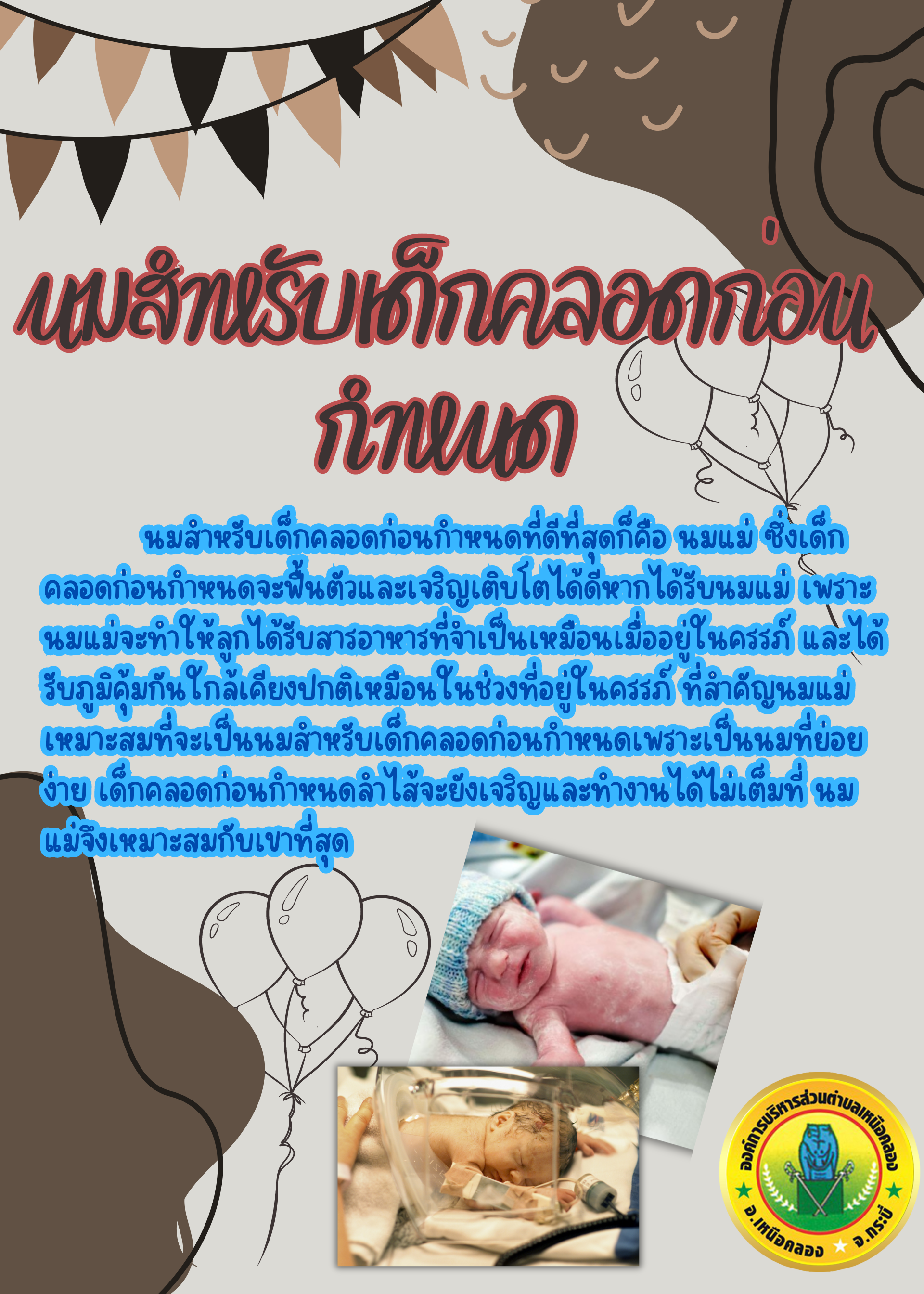 นมสำหรับคลอดก่อนกำหนด